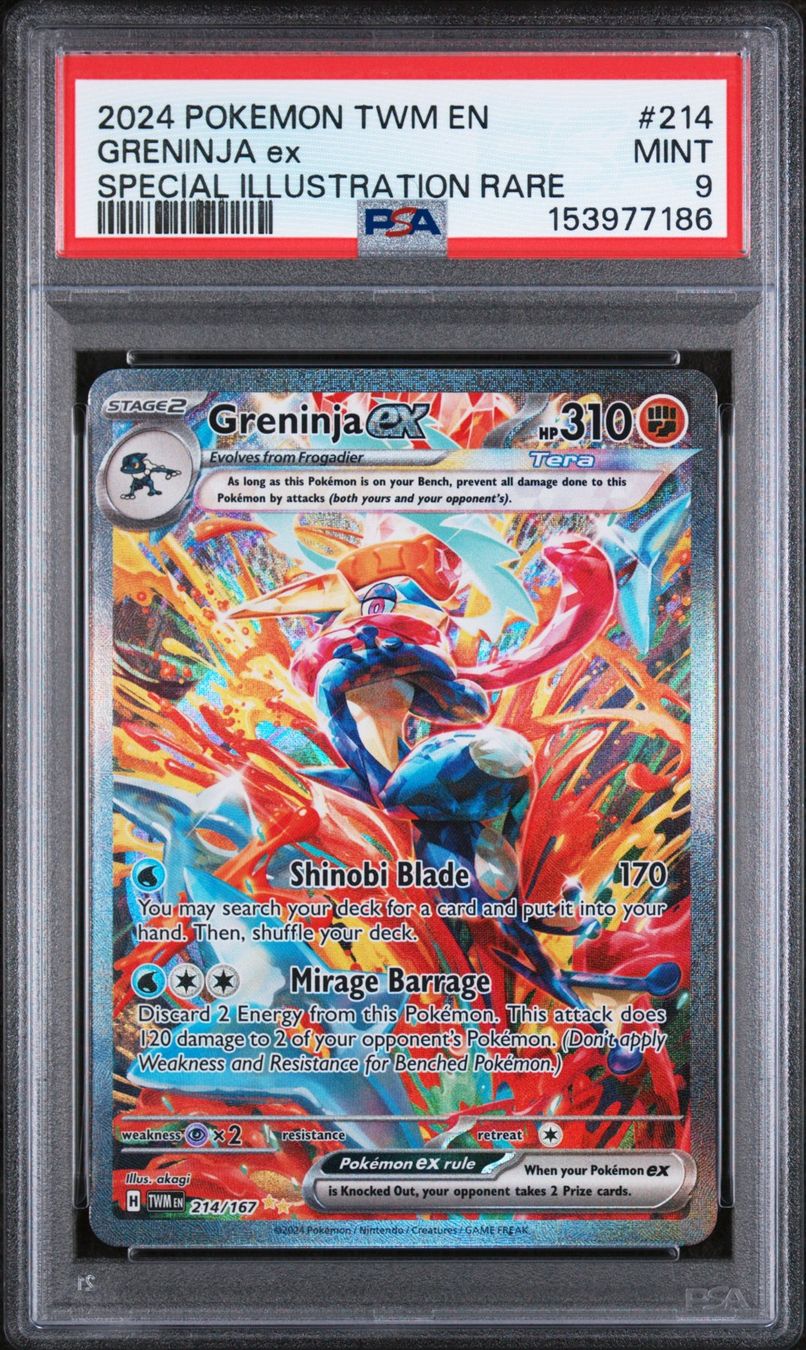 Pokémon Carte collezionabili: PSA 9 Greninja ex 214/167 EN – Usato da Obergerlafingen venduto da collector-shop.ch
