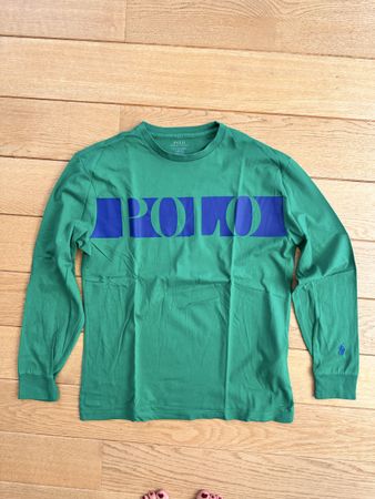 Polo Ralph Lauren Longsleeve Green Blue Size S
