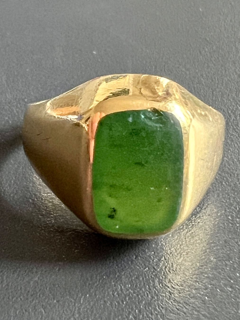 Ringe: Gold-Ring 18K mit Aventurin – Gebraucht aus Chur von Penting1935 6