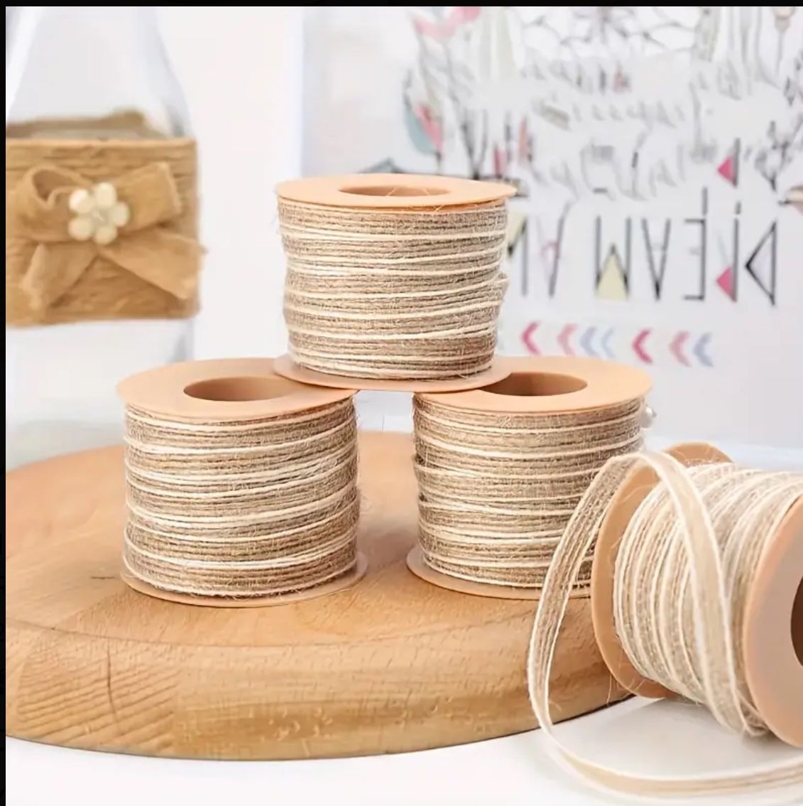 Nastri decorativi: New Jute Twine, Rustic String – Nuovo e nell'imballaggio originale da Luzern venduto da mon_6rzf 5