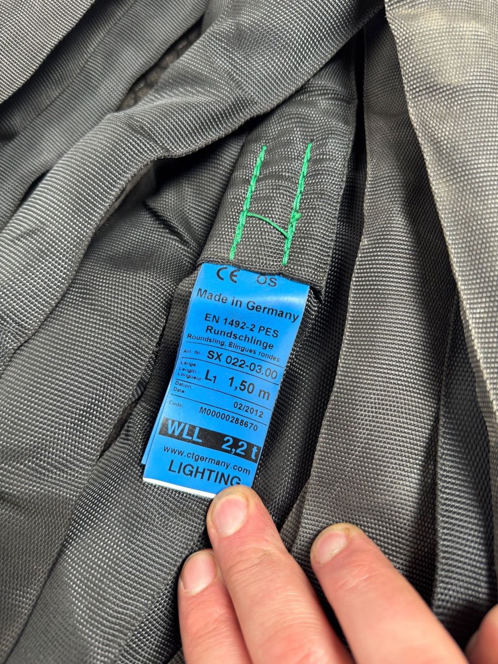 Tralicci: Rundschlinge 10 Stk 1.5m – Usato da Buchs AG venduto da N-joyEvents 1