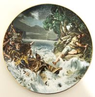 Porzellanfabrik Langenthal Sammelteller "700 Jahre Schweiz"