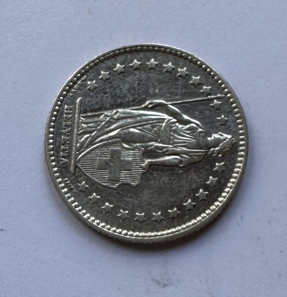 Tutti le monete: 1916 1 Franken -unz – Usato da Kirchberg SG venduto da Zenhad69 2