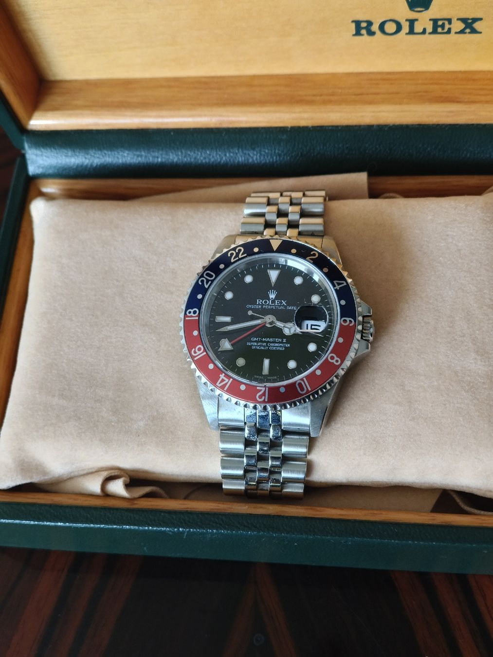 Rolex Orologi: Vintage Rolex GMT Master 2 Pepsi full set – Usato da Einsiedeln venduto da Pascald05 1