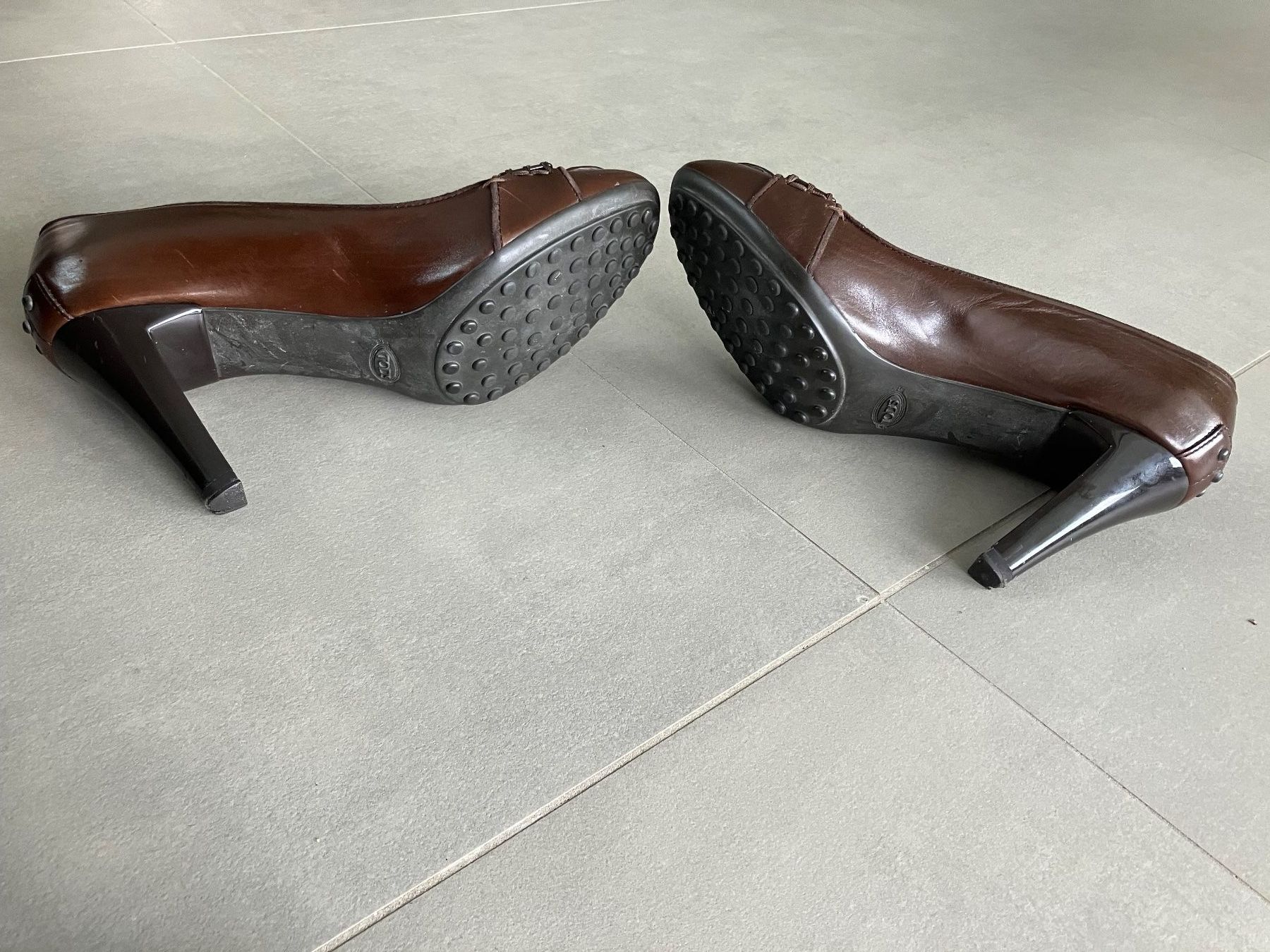 Tod'S Damenschuhe: Tod's escarpins marrons style mocassins – Gebraucht aus Vich von SophieCo 3