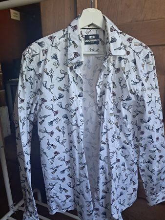 WE Hemd, Grösse S, Slim Fit, neuwertig, tolles Muster!