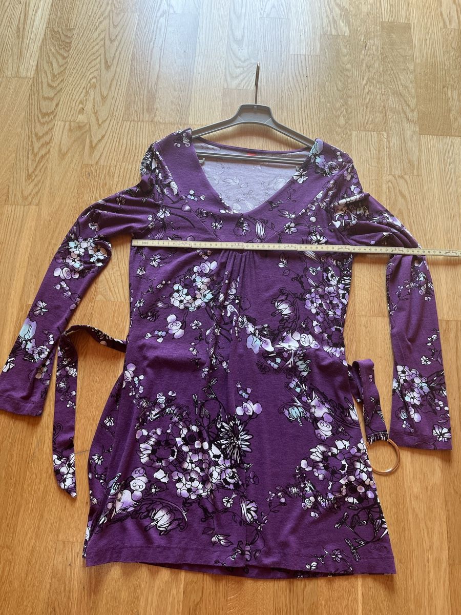 S.Oliver Vestiti: s.Oliver Kleid / Lila / Blumenmuster / Gr. 36 – Usato da Hünibach venduto da s.leptir 4