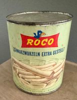 Alte ROCO Blechdose - Dummy - vintage - Schwarzwurzeln