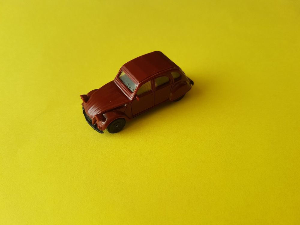 Miniature HERPA HO 1/87 Citroën 2CV Charleston Verte Découvrable - Sans Boîte #3026