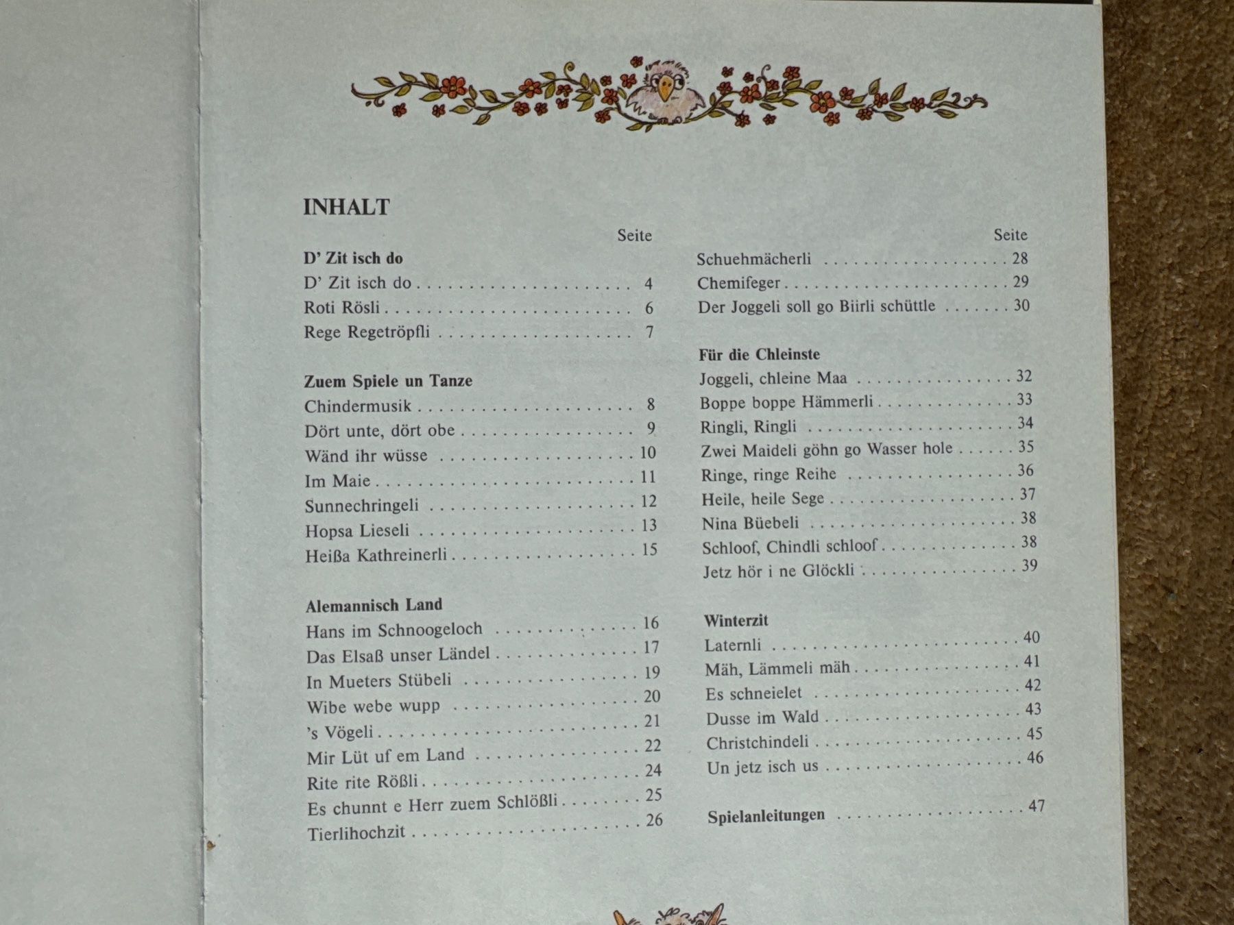 Libri: In Mueters Stübeli - Ein Lieder-Bilderbuch – Usato da Aarau venduto da Kilauea 1