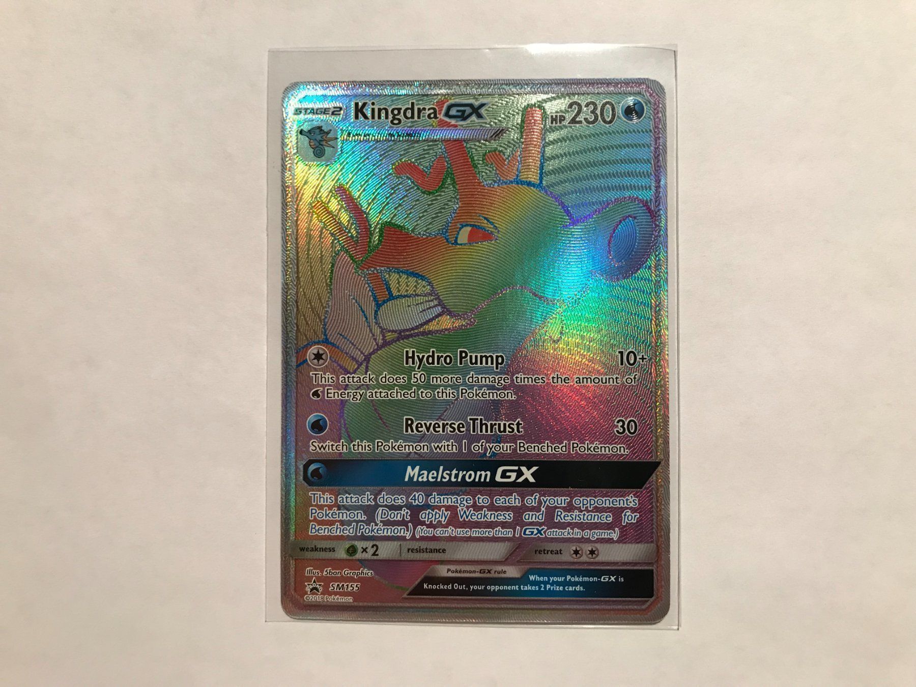 Pokémon Sammelbilder & Trading cards: Kingdra GX Rainbow EN – Gebraucht aus Hagendorn von Pokecollectorch