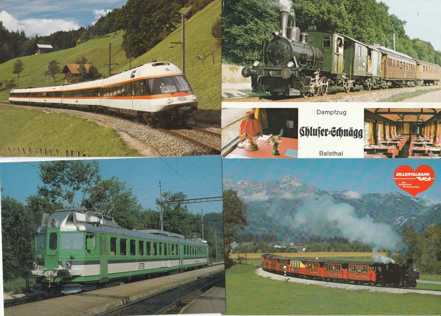 Cartoline postali: 40 karten Bahnen - Eisenbahnen – Usato da Lumbrein venduto da made02 4