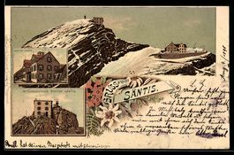 Litho Säntis, Gasthof und Meteorologisc