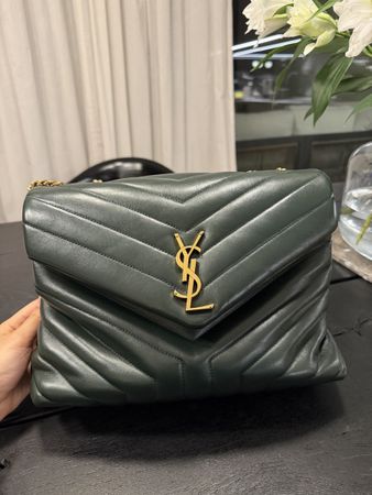 Saint laurent Loulou Medium - Dark green