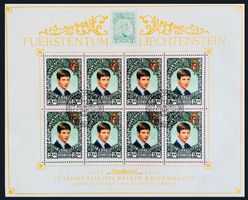 🇱🇮 1987 SÉRIE 1er jour « 75 ANS DE TIMBRES « (LBK 30.00)