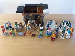 Playmobil Skihütte sehr grosses Konvolut
