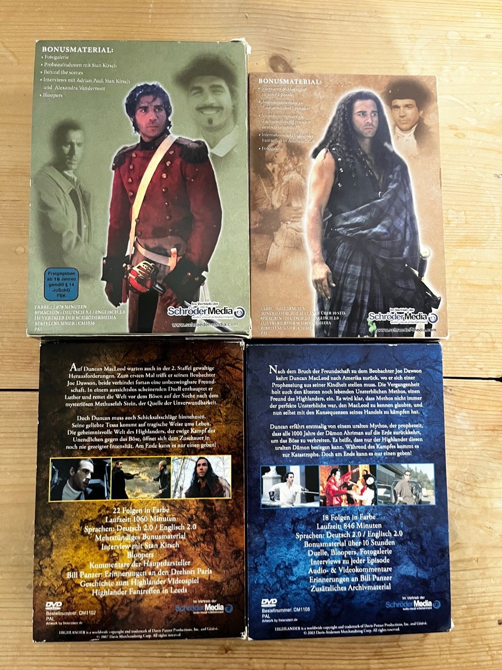 Tous les DVDs: DVD - Highlander - komplette Serie – D'occasion à Bassersdorf par McRob00 3