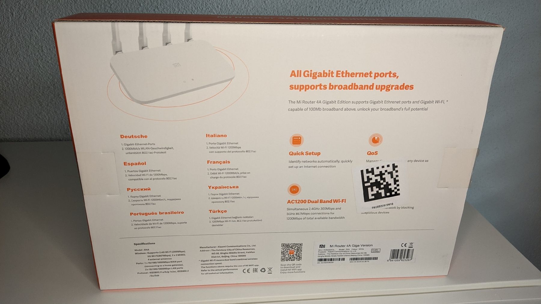 Modems & Router: Xiaomi Mi Router 4a Gigabit Edition – Gebraucht aus Baden von  1