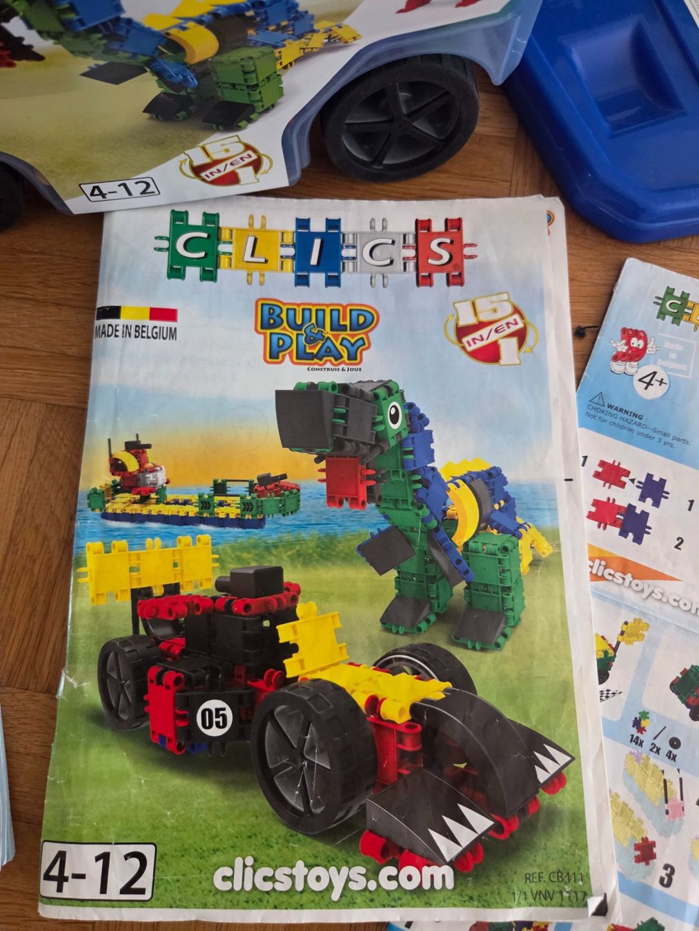 Clics Jouets: Clics Build&Play Rollerbox – D'occasion à Rudolfstetten par anjam81 1