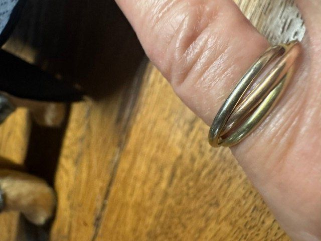 Bagues: Goldring dreifarbig, Grösse 57 – D'occasion à Schönenwerd par Bebibo 1