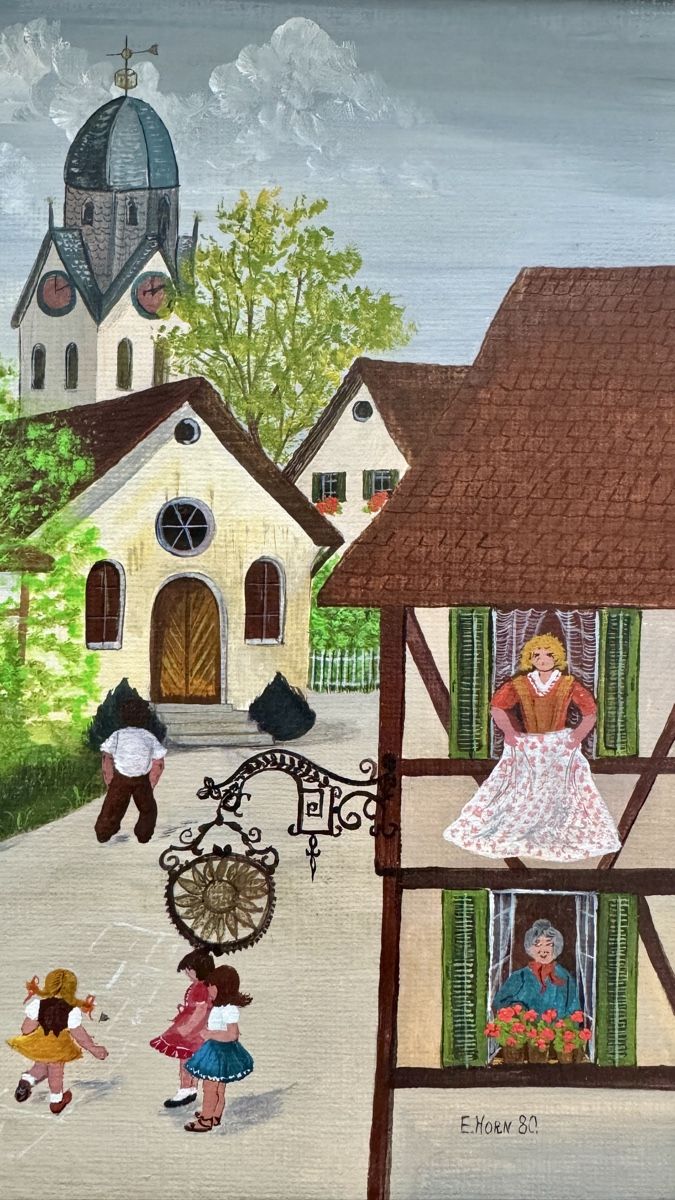 Dipinti: Appenzeller Bild Original Edith Horn – Usato da Glattfelden venduto da debra11 1