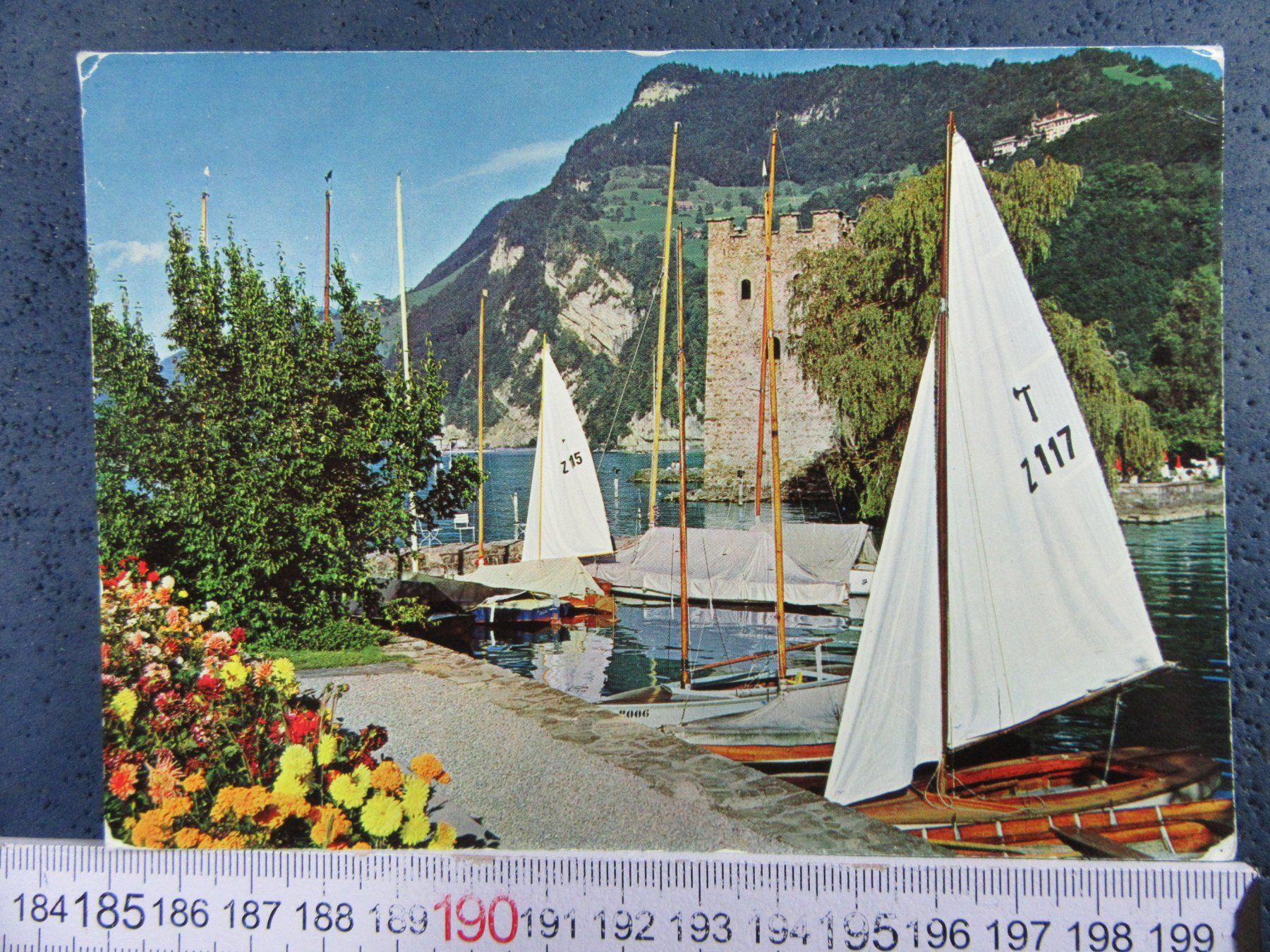 Cartoline postali: STANSSTAD SCHNITZERTURM 1964 ONW AK BOOTE – Usato da Ettingen venduto da Hausi4711