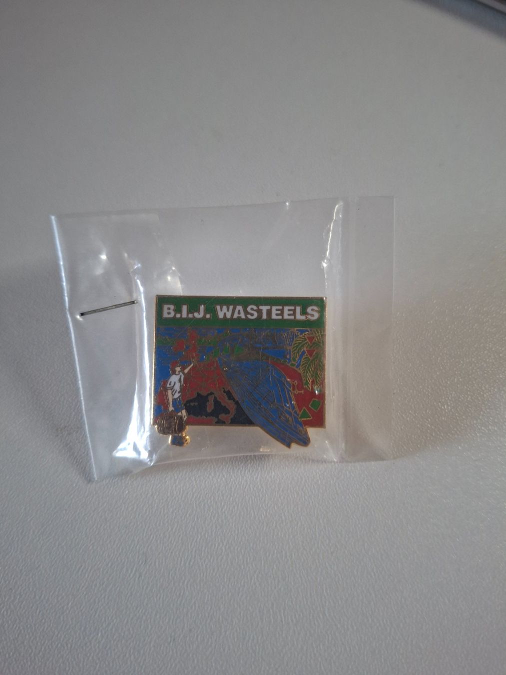 Plaketten & Abzeichen: B.I.J. Wasteels Pin – Neu und originalverpackt aus Erlinsbach von pfunky
