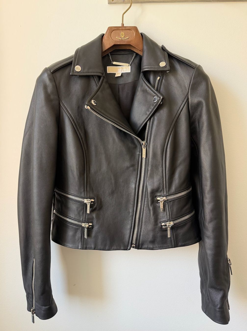 Michael Kors Giacche: Michael Kors Lederjacke - Neu – Nuovo (secondo la descrizione) da Zürich venduto da sab_vx25