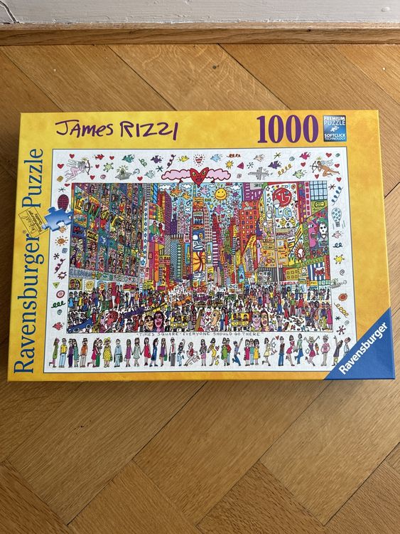 Ravensburger Puzzle 1000 Teile James Rizzi New York (Gebraucht) in ...