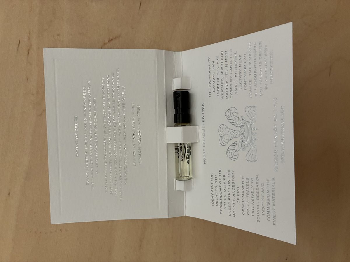 Creed Profumi & Eau de Toilette: Creed Viking Cologne Duftprobe 1.7ml – Usato da Zürich venduto da vukzh
