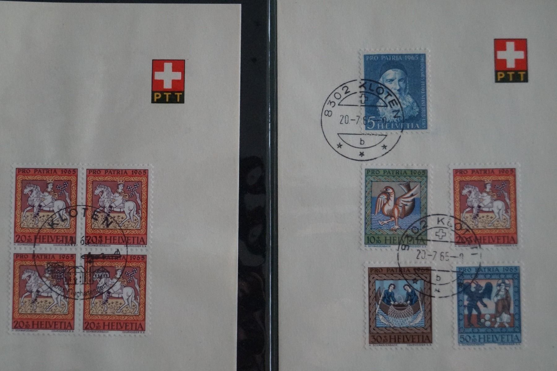 Tutti i francobolli: Pro Patria Briefmarken Kollektion – Usato da Nürensdorf venduto da Jx3p 6