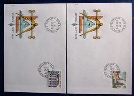 5 X 2 FDC europa 1977,1978 - 1981