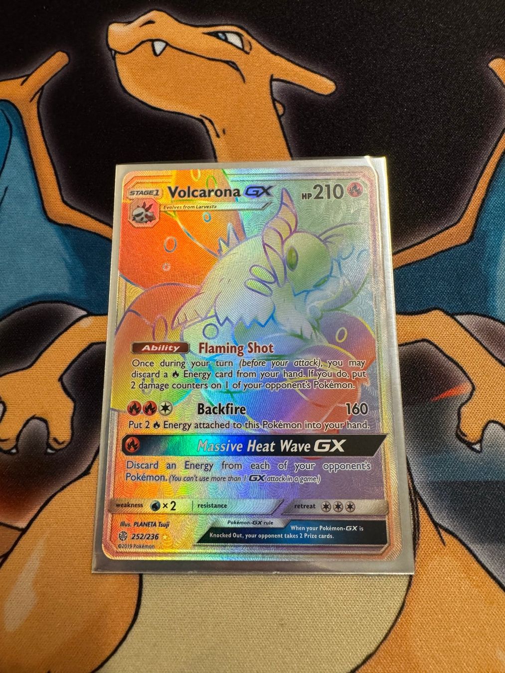 Pokémon Sammelbilder & Trading cards: Volcarona GX (CEC 252) - EN - Cosmic Eclipse – Neu (gemäss Beschreibung) aus Bülach von Pfrenzel