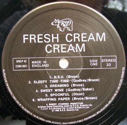 Dischi in vinile: Cream – Nuovo (secondo la descrizione) da Aeschi SO venduto da Stones55 3