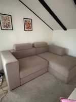 IKEA JÄTTEBO Sofa Chaiselongue,Stauraum&Kopfstütze-bis 17.10