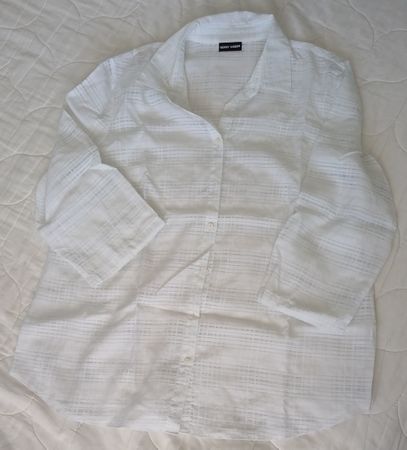 Damen Bluse Gerry Weber weiss 3/4 Arm Zustand gut, Gr. 42