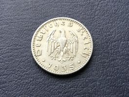 Drittes Reich 50 Reichspfennig 1935 A