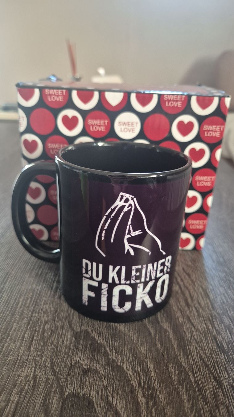 Tazze: Tasse "Du kleiner Ficko" mit Geschenkbox – Nuovo e nell'imballaggio originale da Zofingen venduto da Just_That_Thing 2