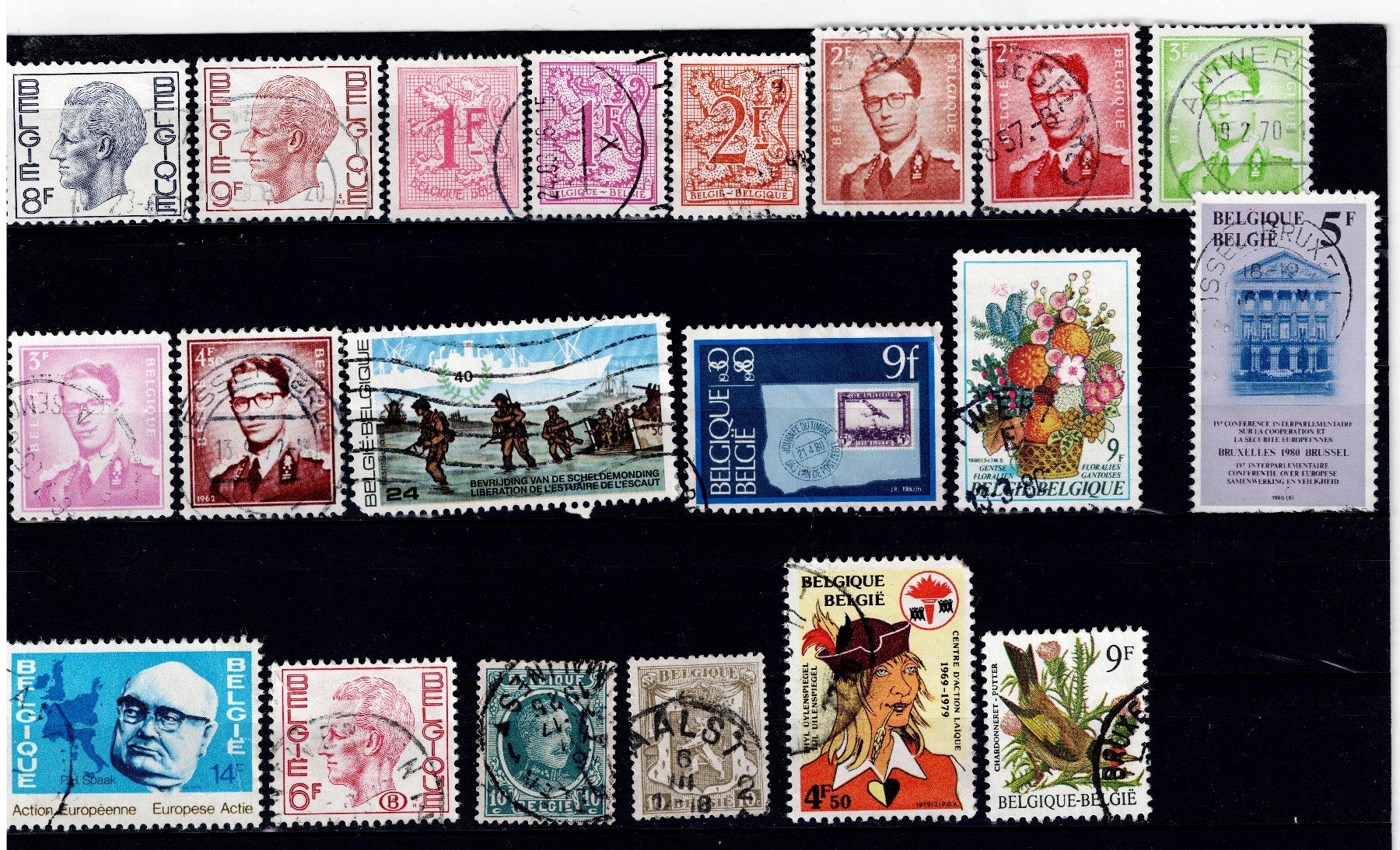 Tutti i francobolli: Briefmarken 42x Belgien – Usato da Tenniken venduto da mik_6mxg 3