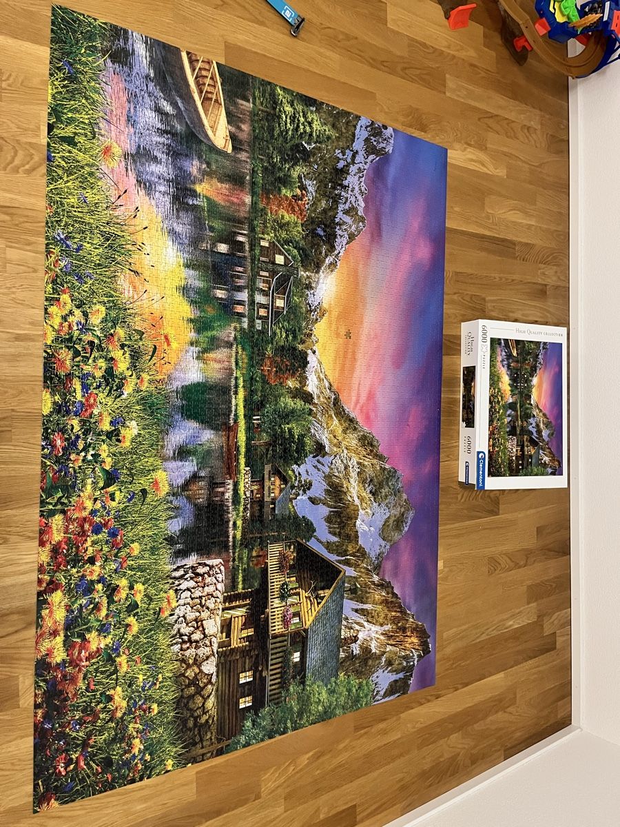 Clementoni Puzzle: Puzzle, 6000 Teile, Seenlandschaft, – Usato da Olsberg venduto da ldon123