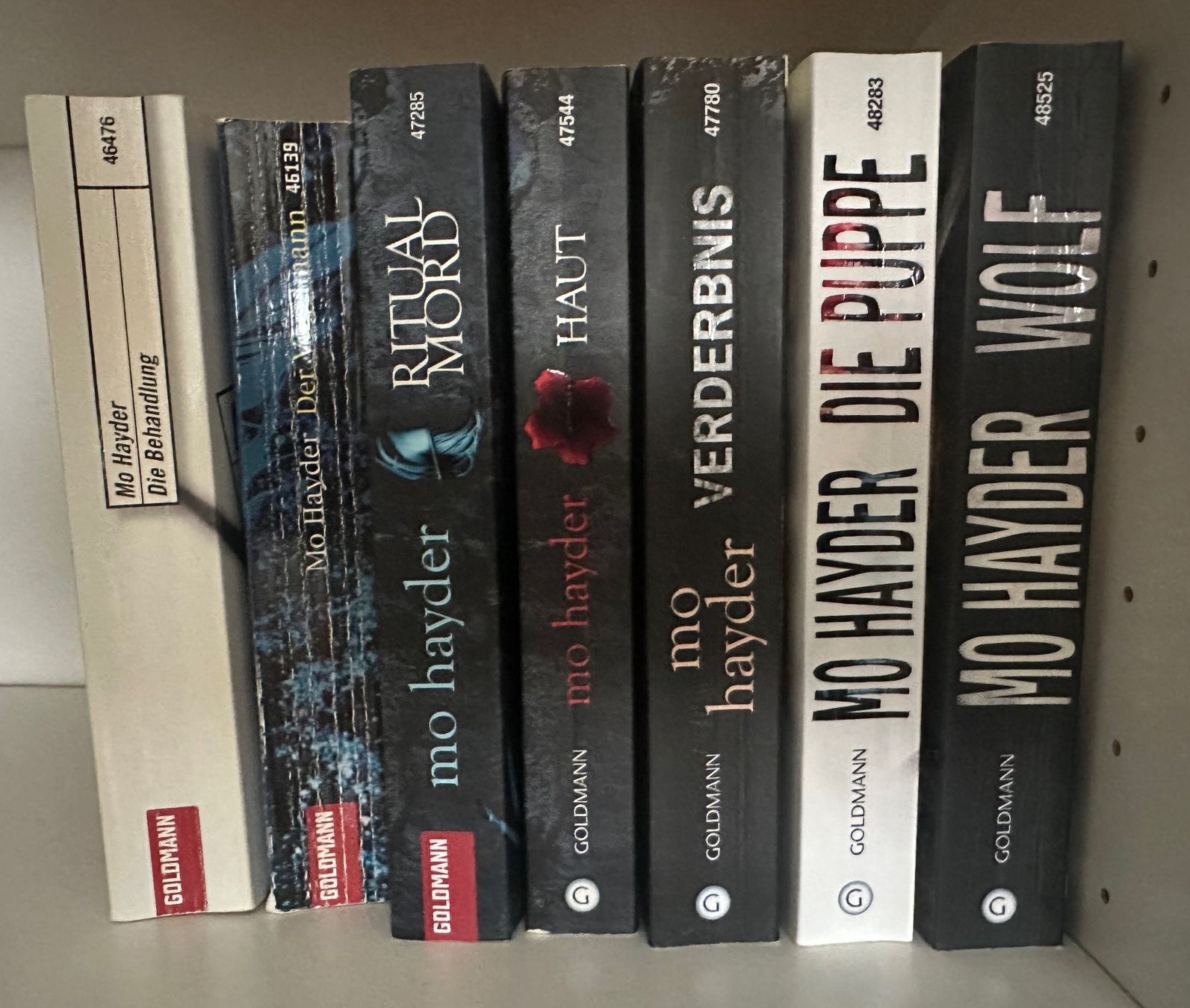 Livres: 7 Bücher von Mo Hayder – D'occasion à Pfäffikon ZH par AnjaAlbertin