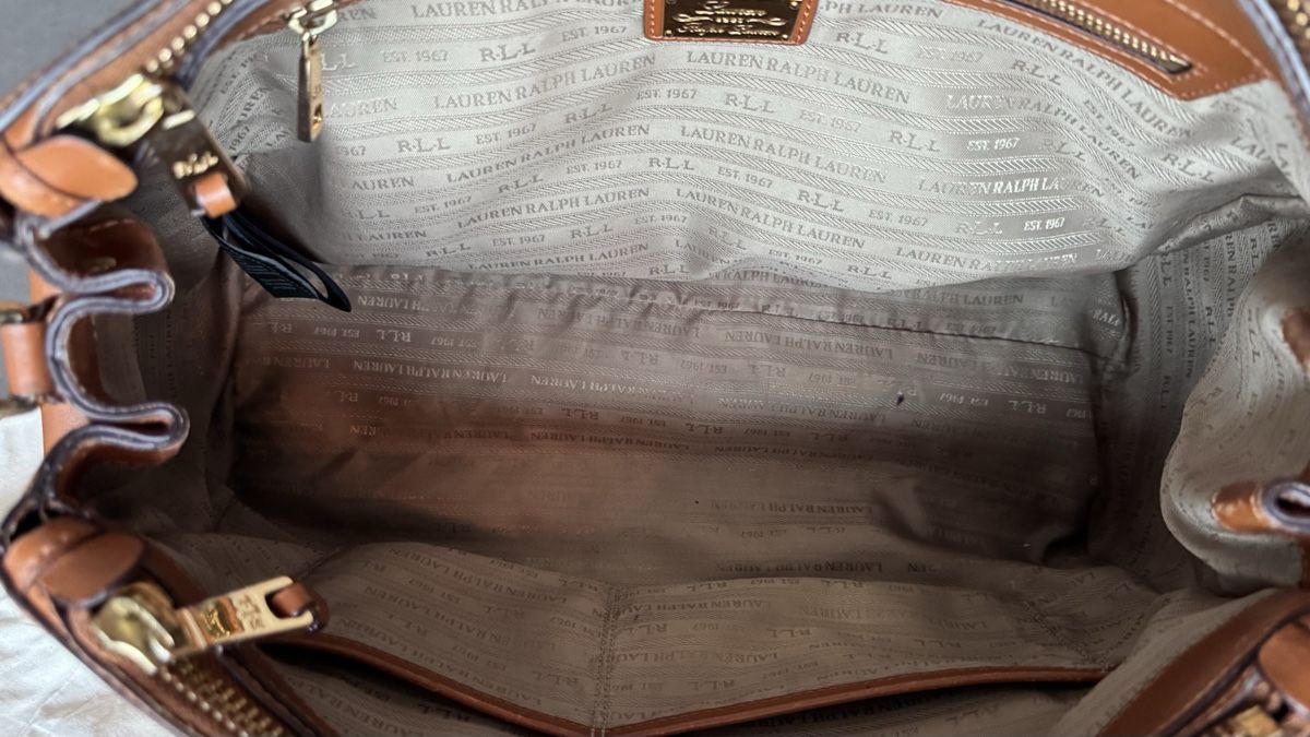Ralph Lauren Borse da donna: Ralph Lauren Handtasche  Cognacfarbig – Usato da Oberrieden venduto da Bergsteiger67 4
