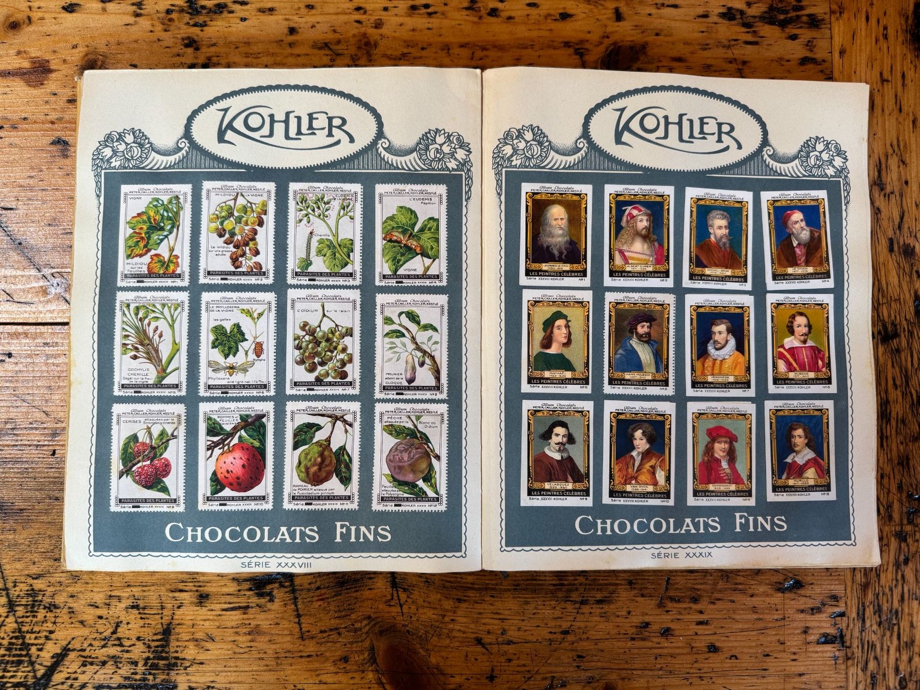 Alben: Album timbres. – Gebraucht aus Yvorne von Donom 7