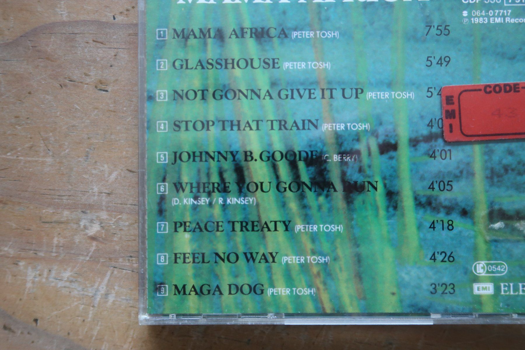 CD: PETER TOSH - MAMA AFRICA - CD – Usato da Basel venduto da Patiscat 2
