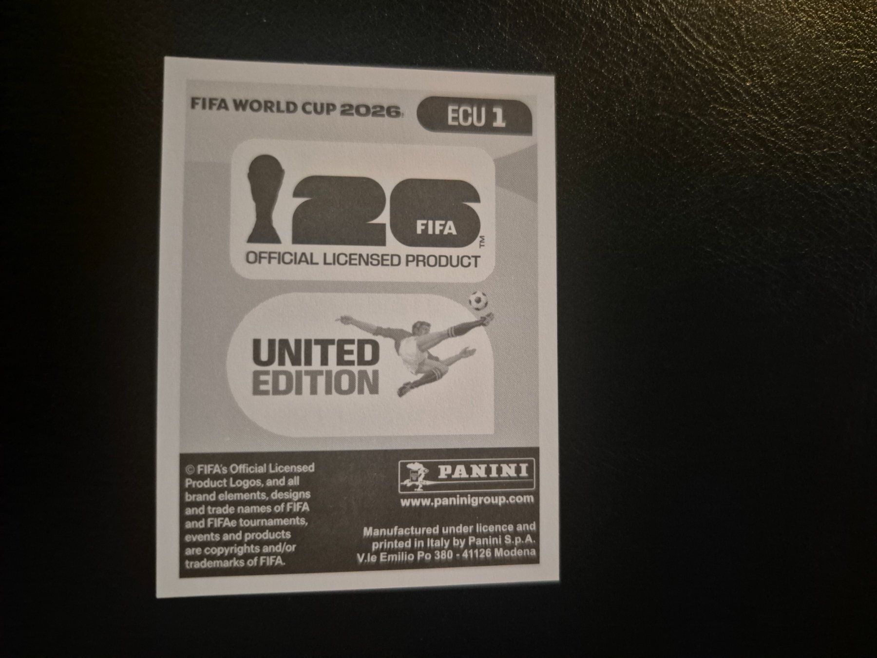 Panini Carte collezionabili: Panini WM 26 ECU 1 – Nuovo (secondo la descrizione) da Rorschacherberg venduto da AJ3108 1