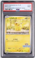 Pikachu 242/SV-P Pokemon Japanese Promo PSA 9