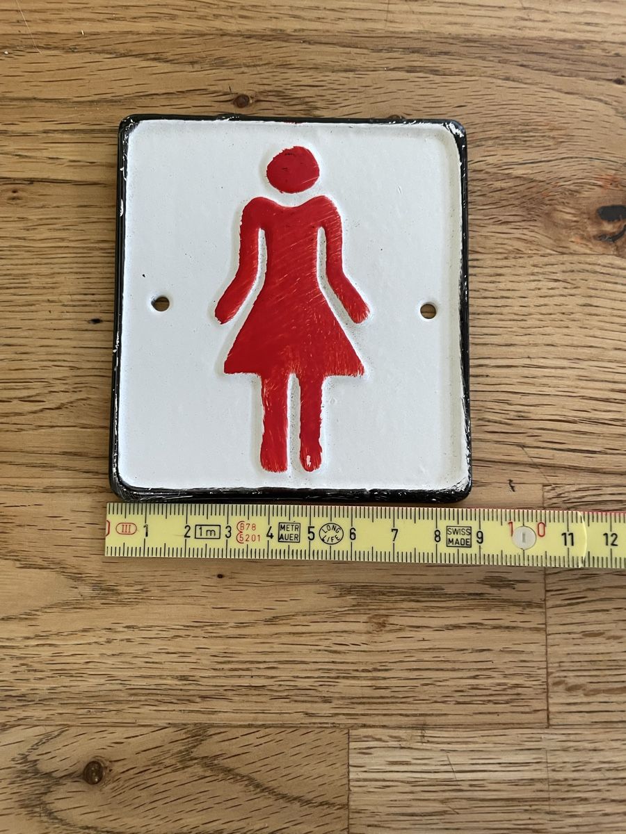 Ecriteaux: Kl. Schild Eisenguss – D'occasion à Flawil par Naphtali 2