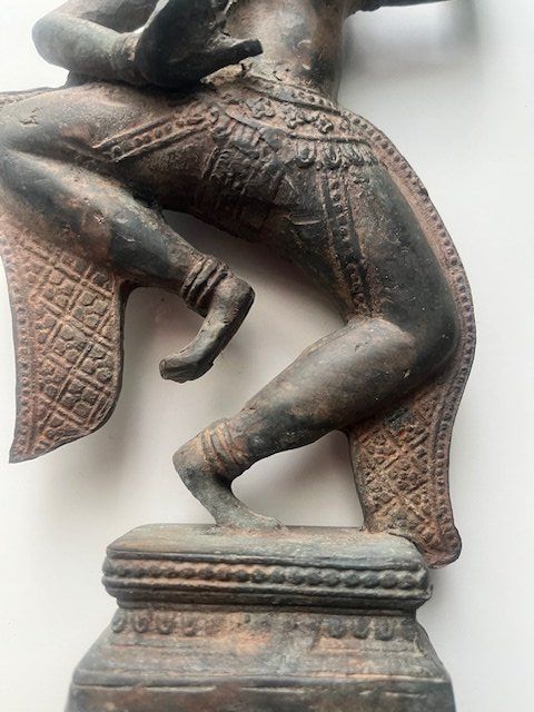 Statuette: Antike Metallfigur - Thailändischer Tänzer – Usato da Romanshorn venduto da Knut4 2