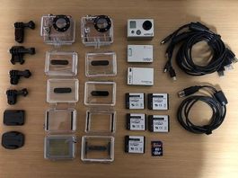 Action-Cam GoPro Hero-2 mit Zubehör