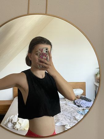 Schwarzes Top von Pull&Bear
